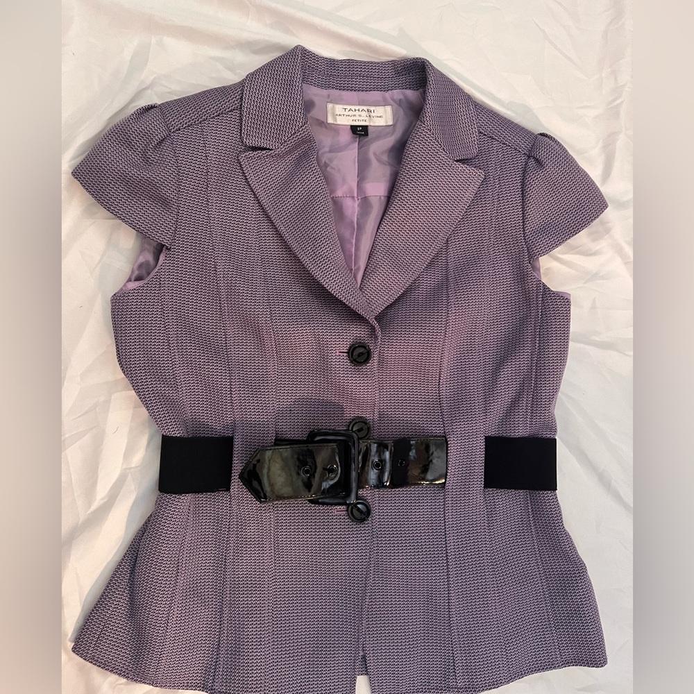 TAHARI blazer vest